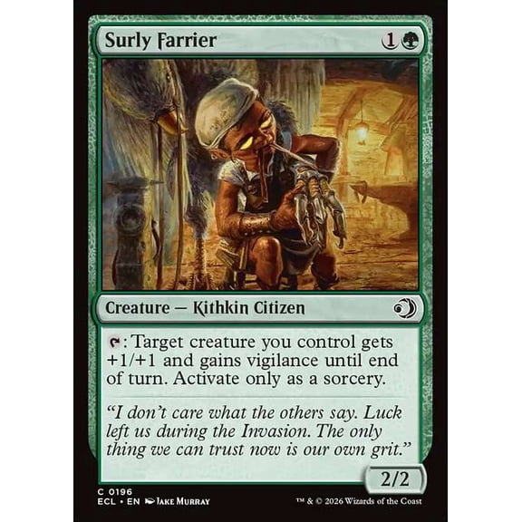 MtG Lorwyn Eclipsed Common Surly Farrier #196