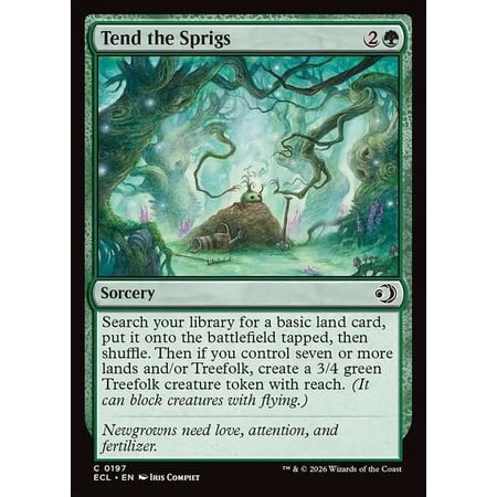 MtG Lorwyn Eclipsed Common Tend the Sprigs #197