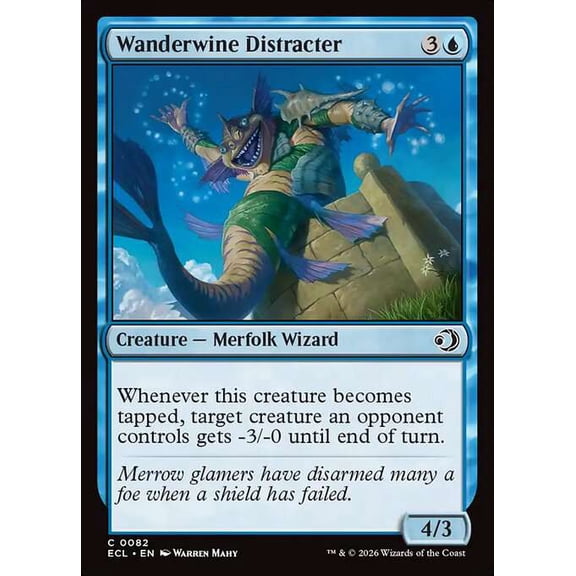 MtG Lorwyn Eclipsed Common Wanderwine Distracter [FOIL] #82