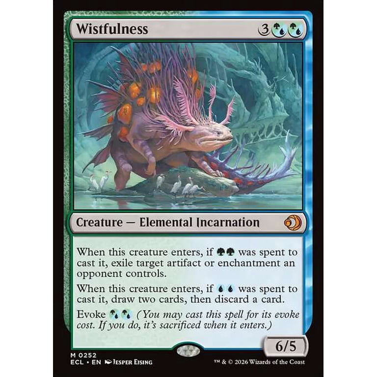 MtG Lorwyn Eclipsed Mythic Rare Wistfulness #252 - Walmart.com
