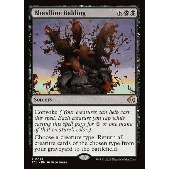 MtG Lorwyn Eclipsed Rare Bloodline Bidding #91