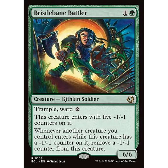 MtG Lorwyn Eclipsed Rare Bristlebane Battler #168