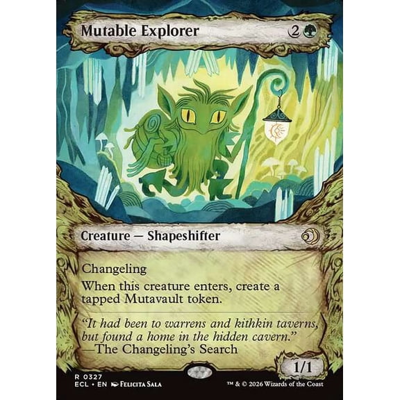 MtG Lorwyn Eclipsed Rare Mutable Explorer [Showcase] #327