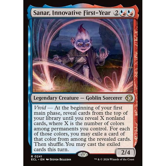 MtG Lorwyn Eclipsed Rare Sanar, Innovative First-Year #241