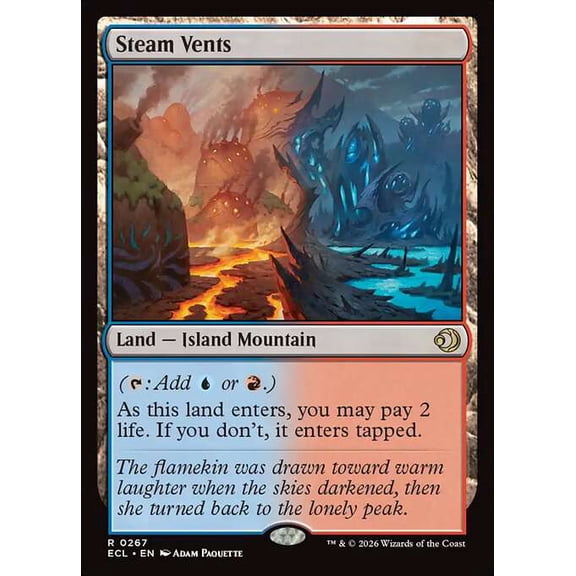 MtG Lorwyn Eclipsed Rare Steam Vents #267