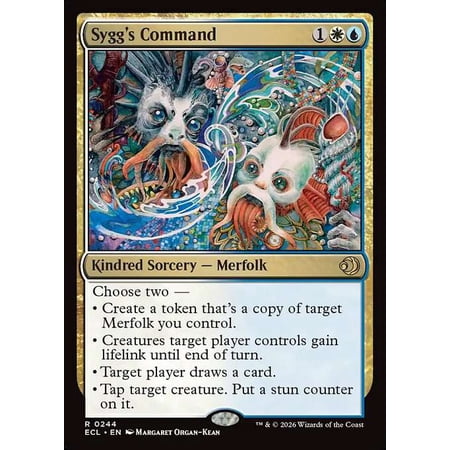 MtG Lorwyn Eclipsed Rare Sygg's Command #244