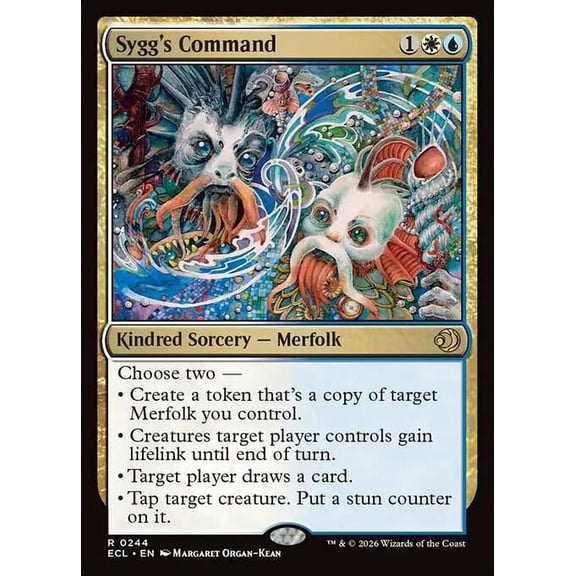 MtG Lorwyn Eclipsed Rare Sygg's Command #244