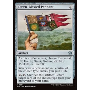 MtG Lorwyn Eclipsed Uncommon Dawn-Blessed Pennant #254