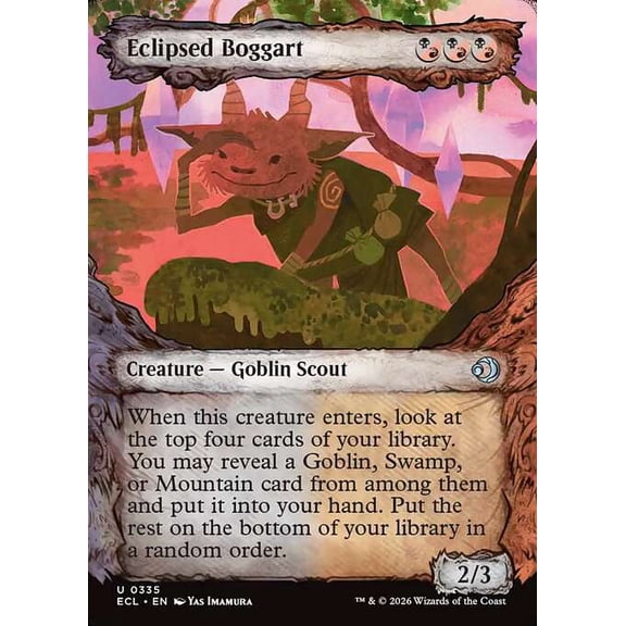MtG Lorwyn Eclipsed Uncommon Eclipsed Boggart [Showcase] #335