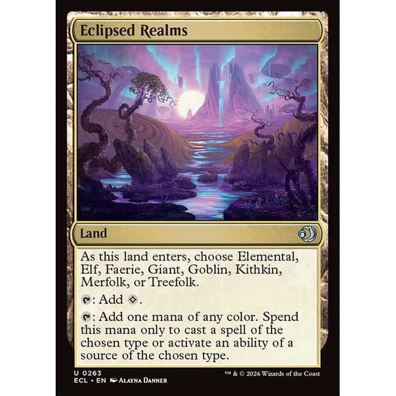 MtG Lorwyn Eclipsed Uncommon Eclipsed Realms #263
