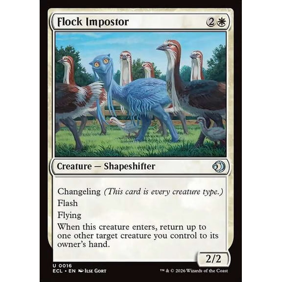 MtG Lorwyn Eclipsed Uncommon Flock Impostor #16