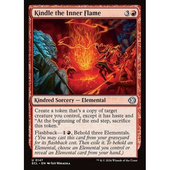MtG Lorwyn Eclipsed Uncommon Kindle the Inner Flame #147