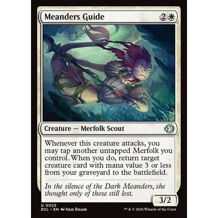 MtG Lorwyn Eclipsed Uncommon Meanders Guide #25