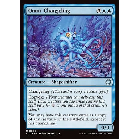 MtG Lorwyn Eclipsed Uncommon Omni-Changeling #62
