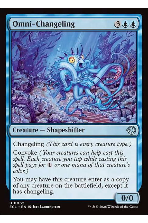 MtG Lorwyn Eclipsed Uncommon Omni-Changeling #62