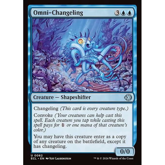 MtG Lorwyn Eclipsed Uncommon Omni-Changeling [FOIL] #62