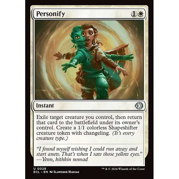 MtG Lorwyn Eclipsed Uncommon Personify #28