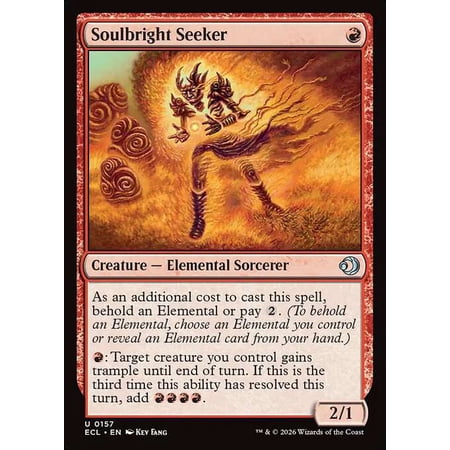 MtG Lorwyn Eclipsed Uncommon Soulbright Seeker #157