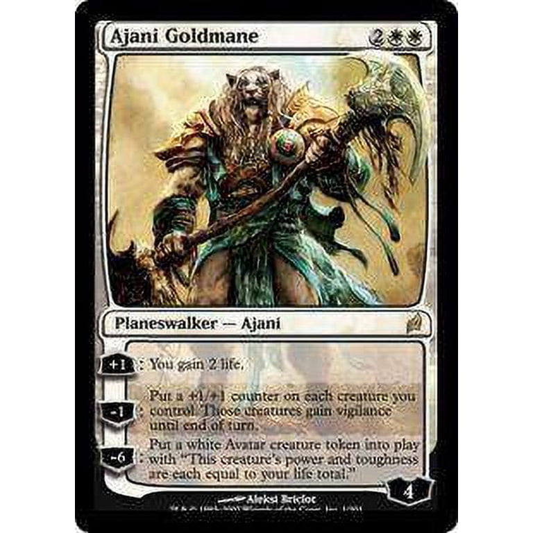 MtG Lorwyn Rare Ajani Goldmane #1 - Walmart.com