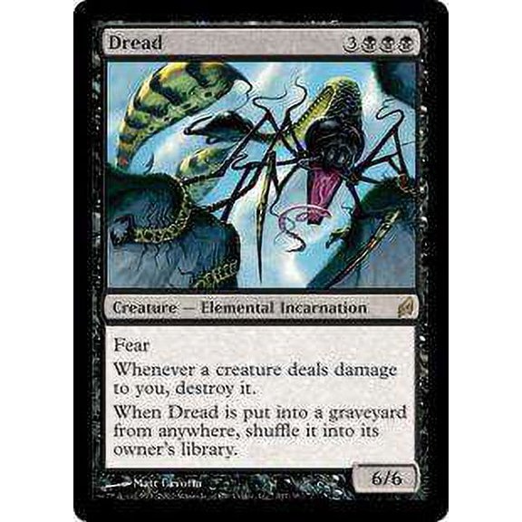 MtG Lorwyn Rare Dread (Foil) #107