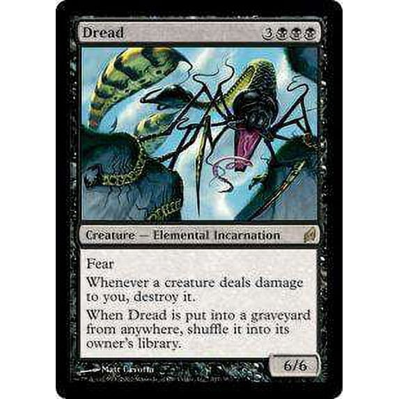 MtG Lorwyn Rare Dread (Foil) #107