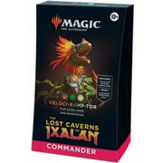 MtG Lost Caverns of Ixalan Veloci-Ramp-Tor Commander Deck 100 Card Deck, 2-Card Collector Booster Sample Pack & Accessories