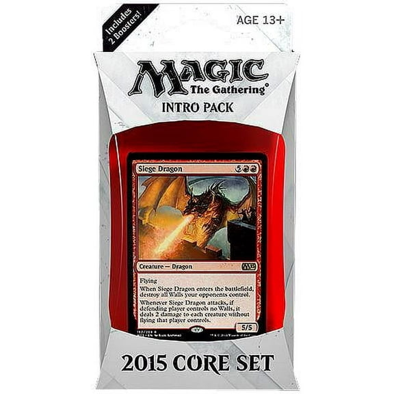 MtG Magic 2015 Flames of the Dragon Intro Pack