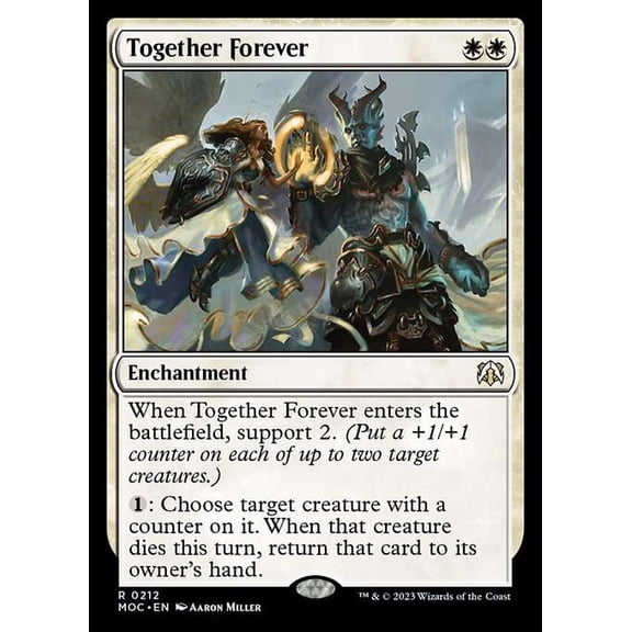 MtG March of the Machine Commander Rare Together Forever #212