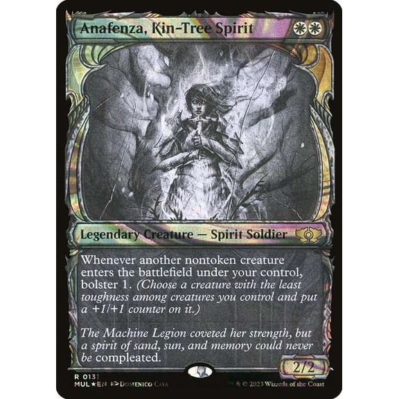 MtG March of the Machine Multiverse Legends Rare Anafenza, Kin-Tree Spirit [Halo Foil] #131