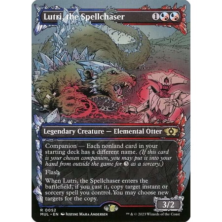 MtG March of the Machine Multiverse Legends Rare Lutri, the Spellchaser [Showcase] #52