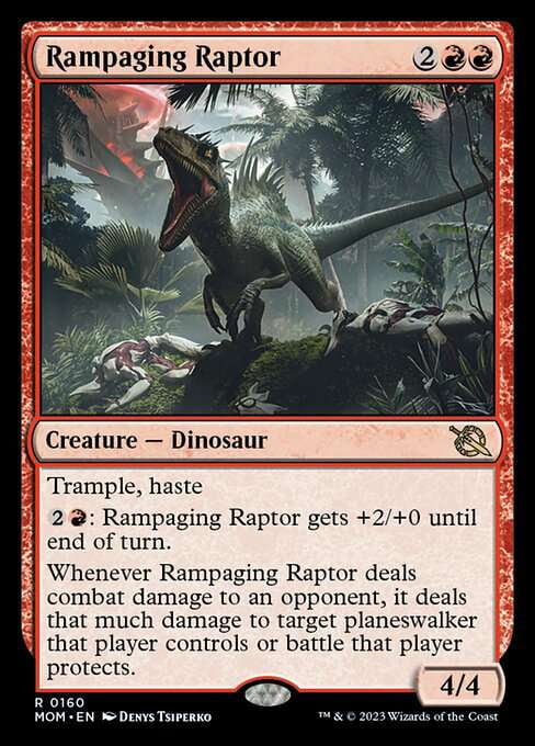 Mtg Dinosaur Card
