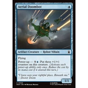 MtG Marvel Super Heroes Common Aerial Doombot [FOIL] #43