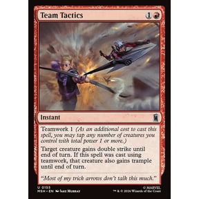 MtG Marvel Super Heroes Uncommon Team Tactics #155