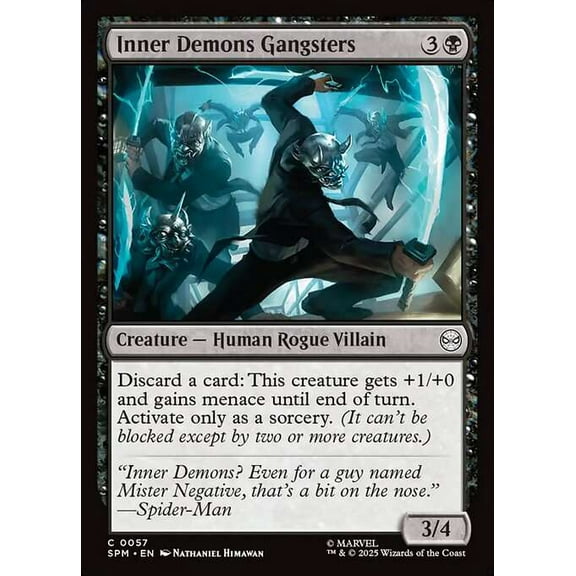 MtG Marvel's Spider-Man Common Inner Demons Gangsters #57
