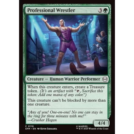 MtG Marvel's Spider-Man Common Professional Wrestler #110