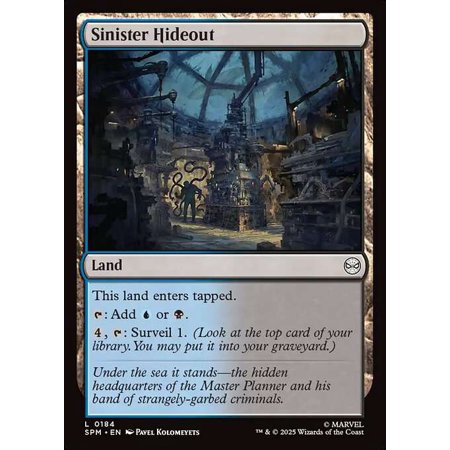 MtG Marvel's Spider-Man Common Sinister Hideout #184