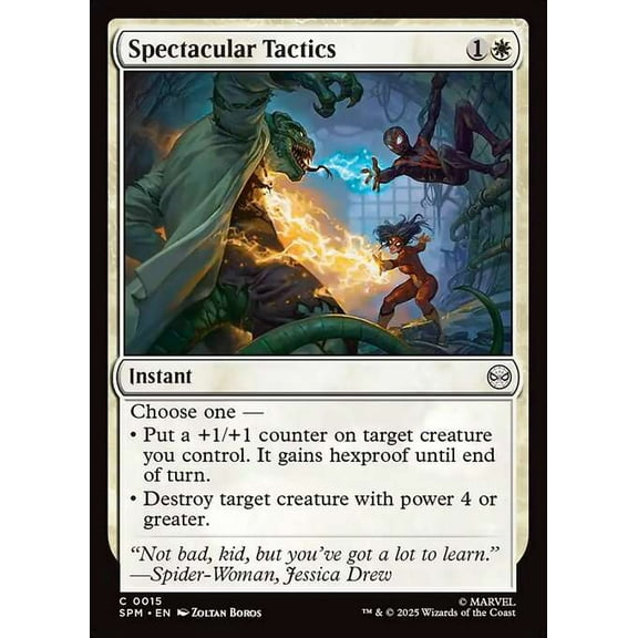 MtG Marvel's Spider-Man Common Spectacular Tactics #15