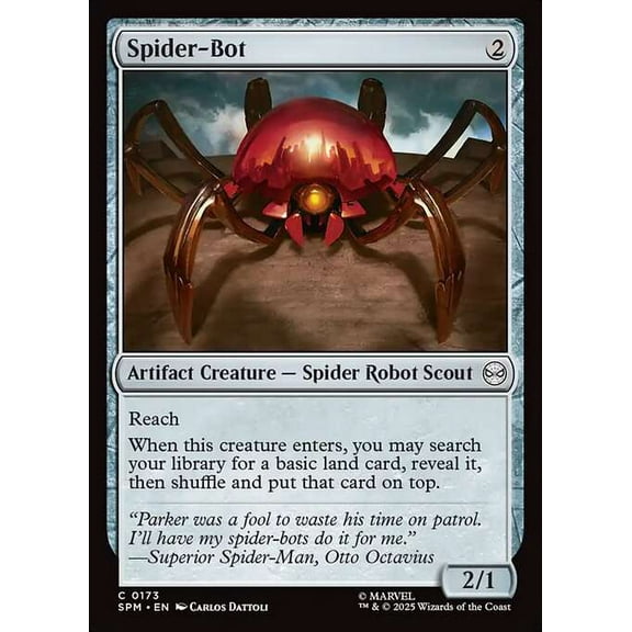 MtG Marvel's Spider-Man Common Spider-Bot #173