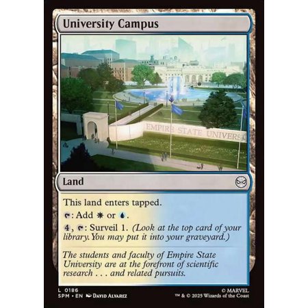 MtG Marvel's Spider-Man Common University Campus #186