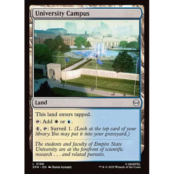 MtG Marvel's Spider-Man Common University Campus #186