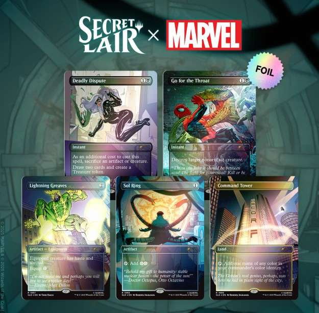 Magic the Gathering Secret Lair x Marvel's Spider-Man: Villainous Plots (Foil)