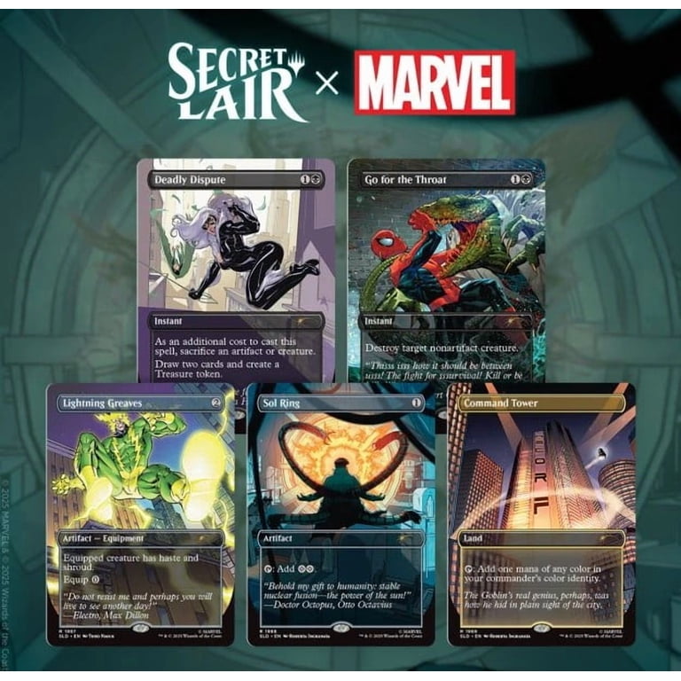 Magic the Gathering Secret Lair x Marvel's Spider-Man: Villainous