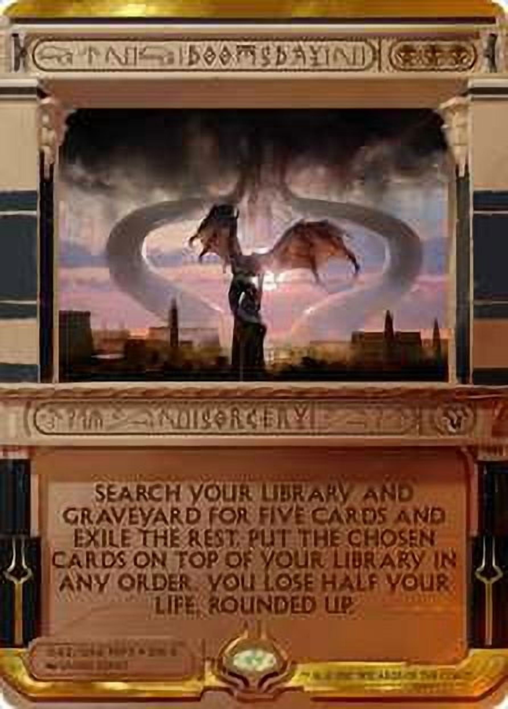 MtG Masterpiece Doomsday - Amonkhet Invocation for Display