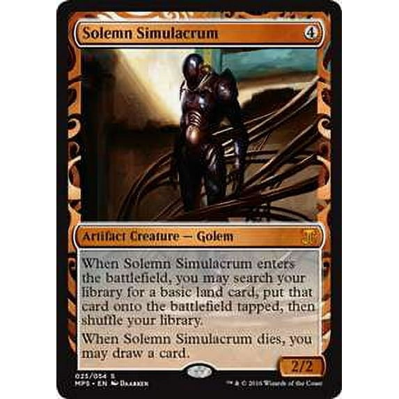 MtG Masterpiece Solemn Simulacrum (Kaladesh Invention) #25