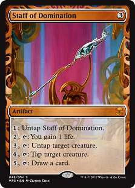 MtG Masterpiece Staff of Domination (Kaladesh Invention) #48