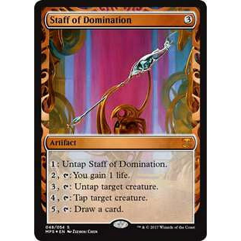 MtG Masterpiece Staff of Domination (Kaladesh Invention) #48