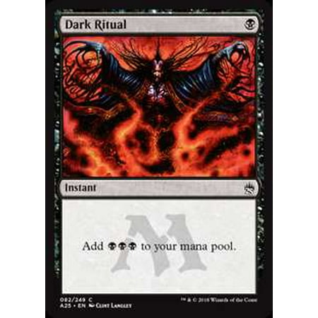 MtG Masters 25 Common Dark Ritual [Foil] #82