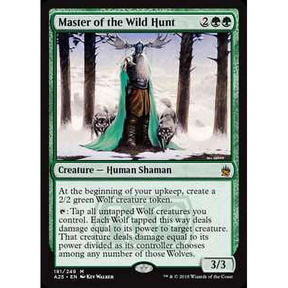 MtG Masters 25 Mythic Rare Master of the Wild Hunt #181