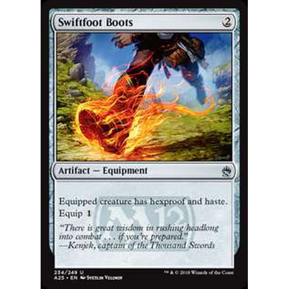 MtG Masters 25 Uncommon Swiftfoot Boots #234