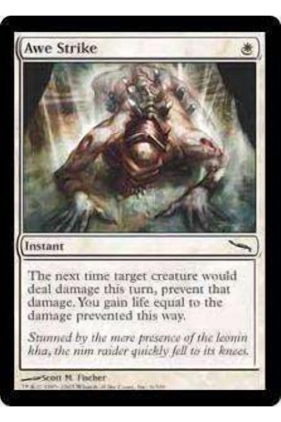 MtG Mirrodin Common Awe Strike #6